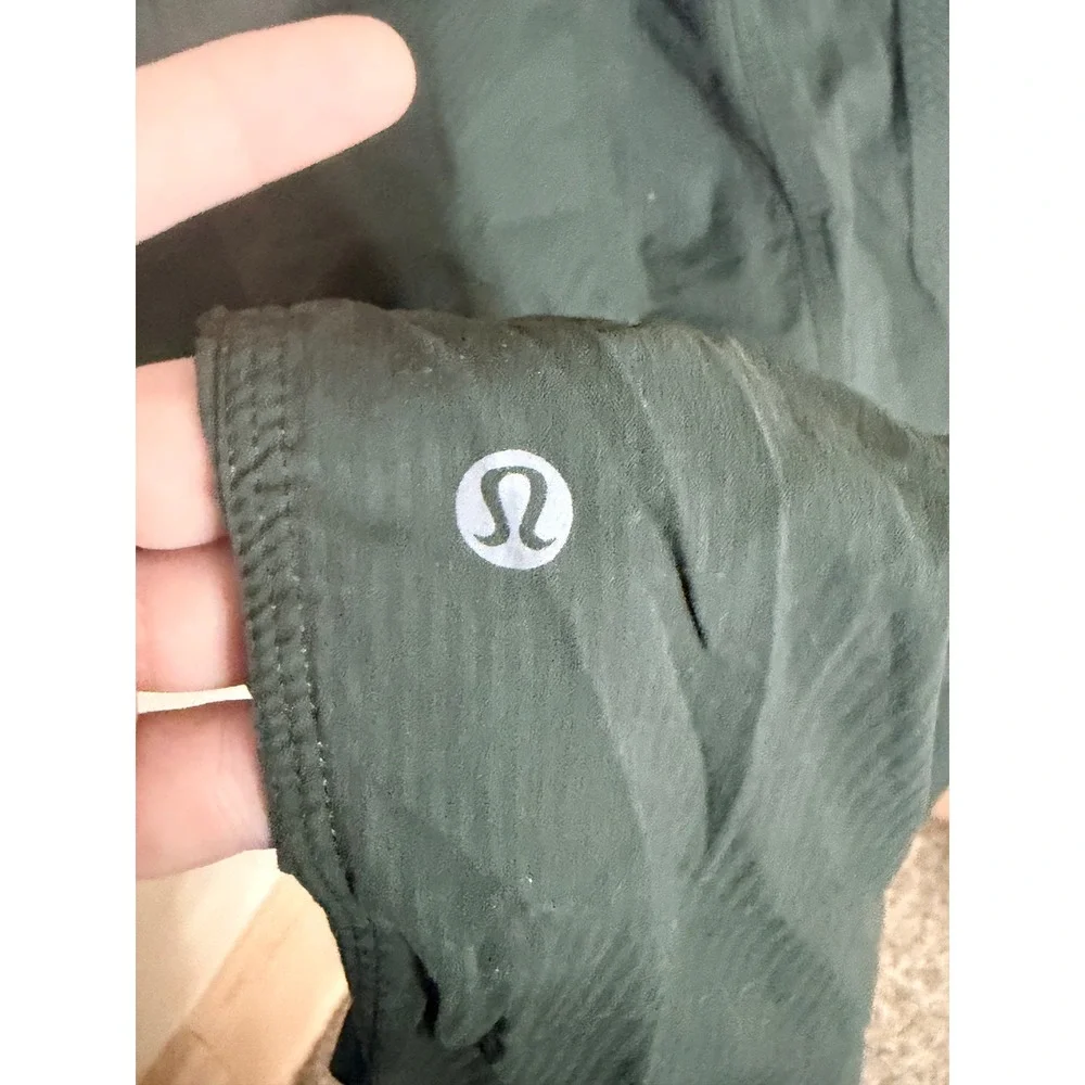 Lululemon Beyond the Studio Jogger Dark Green Ruched Athletic Pants Womens 6